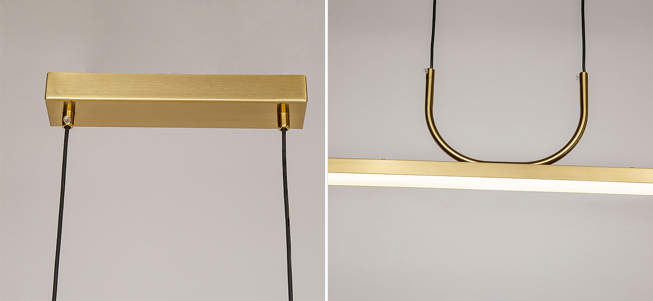Минималистичная золотая люстра Trumpet tube Минималистичная золотая люстра Trumpet tube - Loft-Concept в Брянске