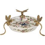 Блюдо фарфоровое Полет стрекоз Jita варинант исполнения - 1 | Loft Concept в Брянске