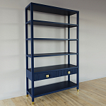 Стеллаж с двумя ящиками Elsa Dreams Blue варинант исполнения - 1 | Loft Concept в Брянске