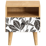 Прикроватная тумба с изображением на ящике Elise Nightstand варинант исполнения - 19 | Loft Concept в Брянске