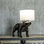 Настольная лампа COLLECTION OF DOGS с абажуром Бульдог варинант исполнения - 3 | Loft Concept в Брянске