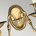 Бра с 2-мя бежевыми абажурами в классическом стиле Hinkley варинант исполнения - 5 | Loft Concept в Брянске