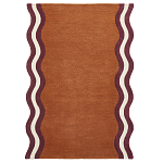 Ковер с оригинальной волнистой отделкой Woven from Wool варинант исполнения - 1 | Loft Concept в Брянске