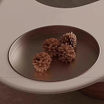 Журнальный столик фигурный со стеклянной столешницей Table Drop варинант исполнения - 6 | Loft Concept в Брянске