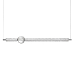 Подвесной светильник линейный с шарообразным рифленым плафоном Crystal Globule варинант исполнения - 1 | Loft Concept в Брянске