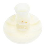 Подсвечник в виде чаши из натурального камня оникс Stone Candlestick варинант исполнения - 2 | Loft Concept в Брянске