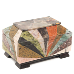 Шкатулка из натурального камня змеевик Stone Casket варинант исполнения - 1 | Loft Concept в Брянске