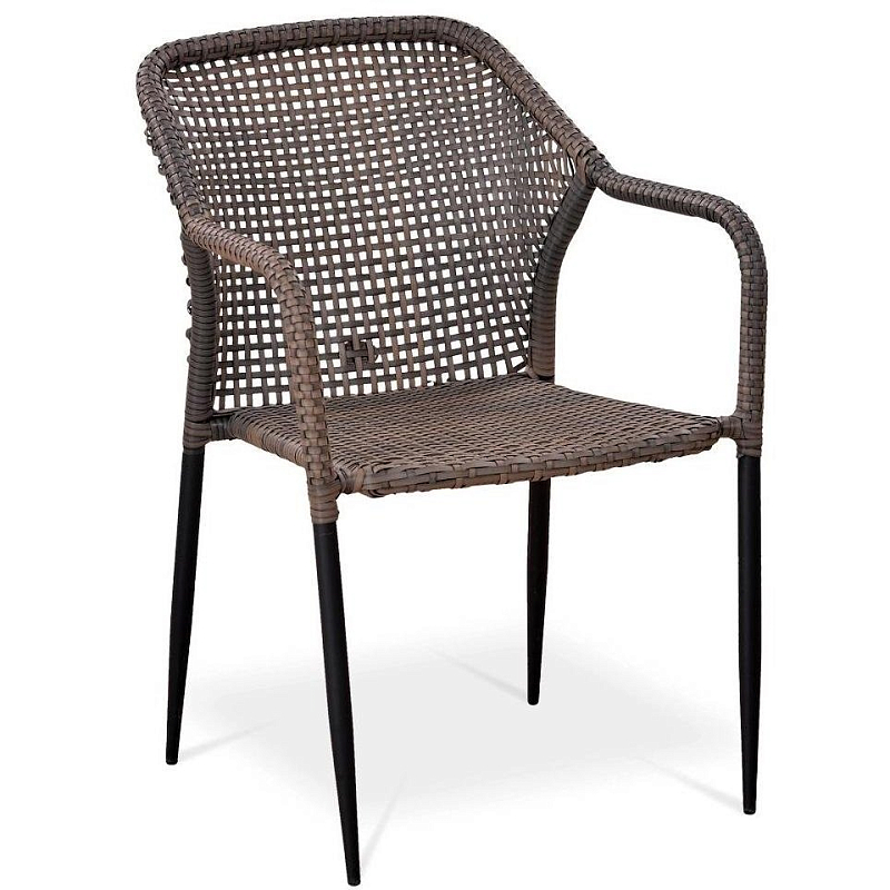 Стул Rottan stool beige Коричневый Черный Стул Rottan stool beige Коричневый Черный в Брянске | Loft Concept
