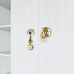 Большой шкаф с витриной Elsa Dreams White варинант исполнения - 4 | Loft Concept в Брянске