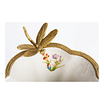 Ваза из фарфора с бронзовой стрекозой  Paradise Dragonfly варинант исполнения - 4 | Loft Concept в Брянске