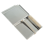 Портсигар с газовой зажигалкой из натурального камня Яшма Змеиная Stone Cigarettes Cases варинант исполнения - 3 | Loft Concept в Брянске