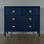 Бельевой Комод с 4 ящиками Elsa Dreams Blue варинант исполнения - 5 | Loft Concept в Брянске