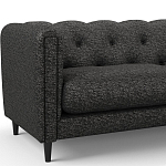 Мебельная ткань Шенилл темно-серый цвет 138 см T4-40 варинант исполнения - 4 | Loft Concept в Брянске