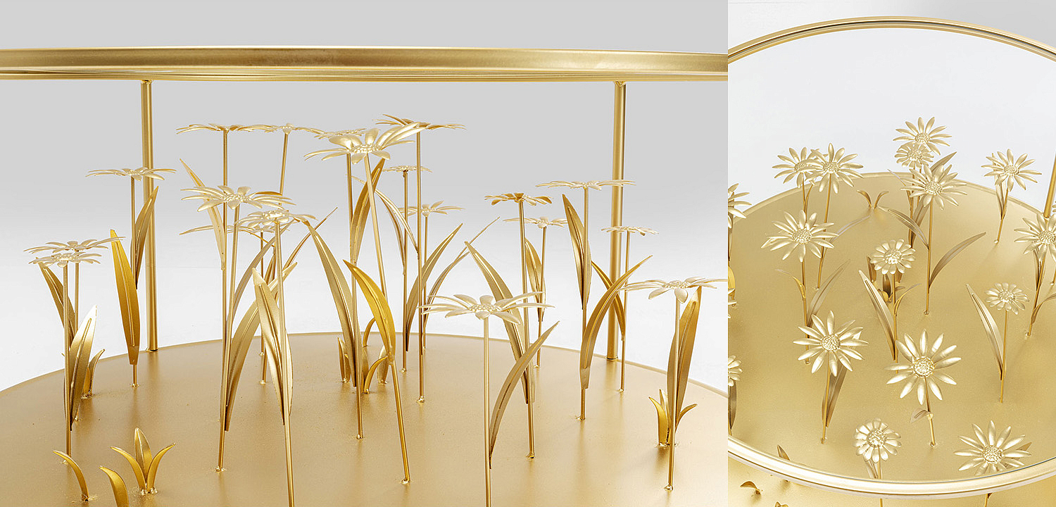 Кофейный стол Golden Flowers - Loft-Concept в Брянске