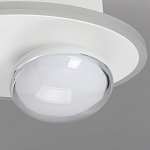 Бра овальной формы белого цвета с 2-мя лампами Lunar Pebbles варинант исполнения - 6 | Loft Concept в Брянске