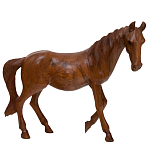 Статуэтка из дерева суар дикая лошадь Wild Horses варинант исполнения - 3 | Loft Concept в Брянске