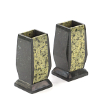 Настольный письменный набор из змеевика с часами и таблетницей Successful Leader варинант исполнения - 3 | Loft Concept в Брянске