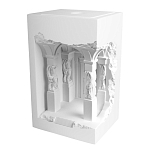 Встраиваемый в стену гипсовый светильник под покраску с колоннами и арками в античном стиле Antiquity Athena варинант исполнения - 2 | Loft Concept в Брянске