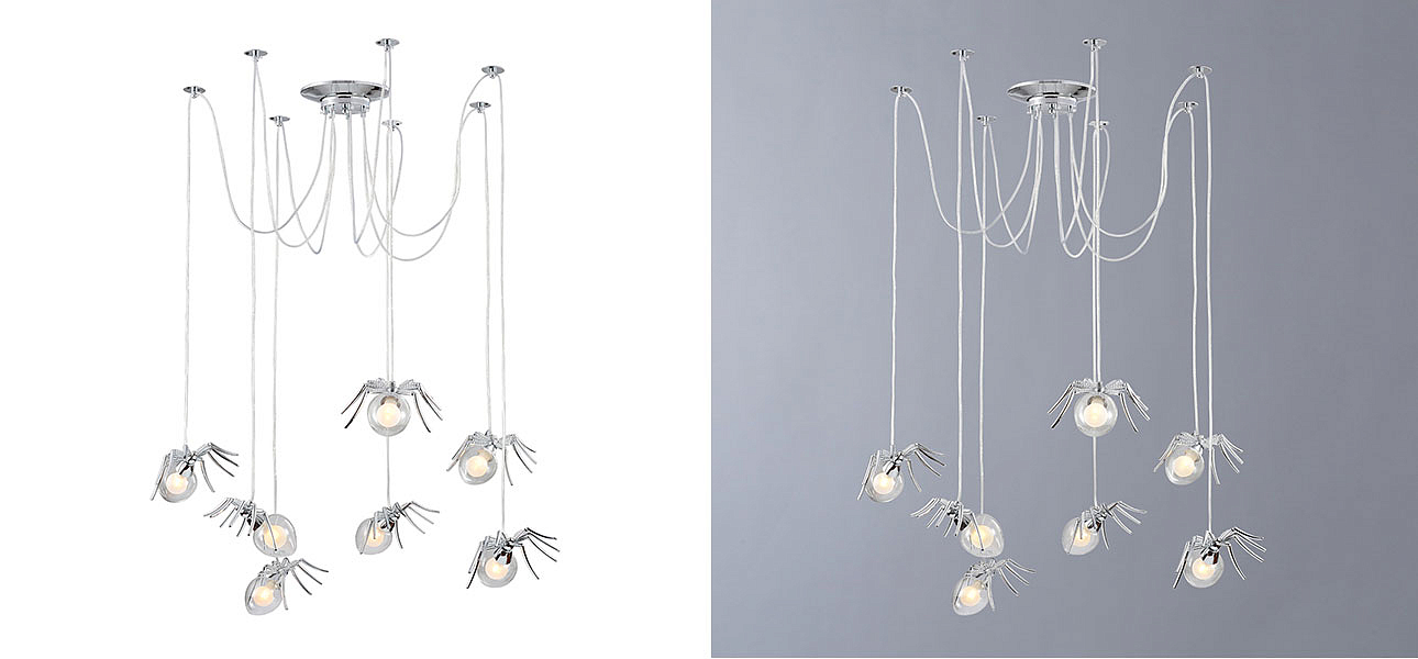 Люстра серебряная Паук Spiders lamp 7 Люстра серебряная Паук Spiders lamp 7 - Loft-Concept в Брянске