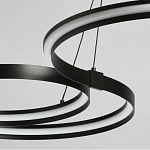 Люстра подвесная светодиодная в виде волнообразной ленты Ribbon Vortex варинант исполнения - 11 | Loft Concept в Брянске