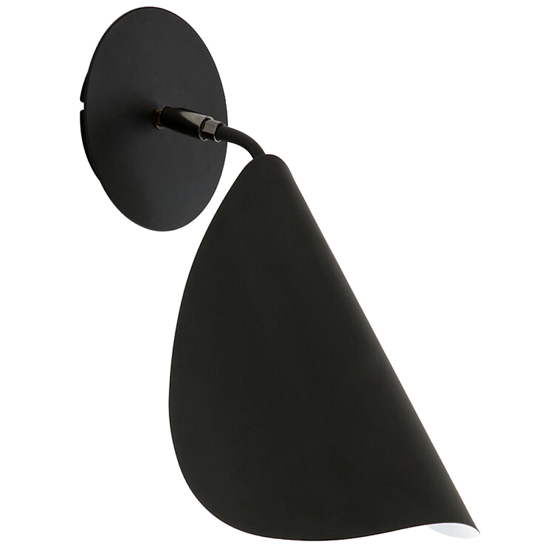 Бра с поворотным плафоном Aracea Black Wall Lamp Черный Бра с поворотным плафоном Aracea Black Wall Lamp Черный в Брянске | Loft Concept
