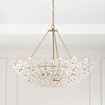 Люстра декорированная цветами из стекла Lightness of Flowers варинант исполнения - 2 | Loft Concept в Брянске