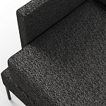 Мебельная ткань Шенилл темно-серый цвет 138 см T4-40 варинант исполнения - 3 | Loft Concept в Брянске