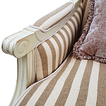 Кресло в полоску в стиле прованс Modeste Provence Armchair варинант исполнения - 2 | Loft Concept в Брянске