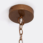 Круглая многоярусная люстра с круглыми деревянными подвесками Wooden Beads Chandelier Cream варинант исполнения - 2 | Loft Concept в Брянске