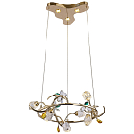 Люстра с хрустальными плафонами и декором Alvere Crystal Chandelier 6 варинант исполнения - 2 | Loft Concept в Брянске