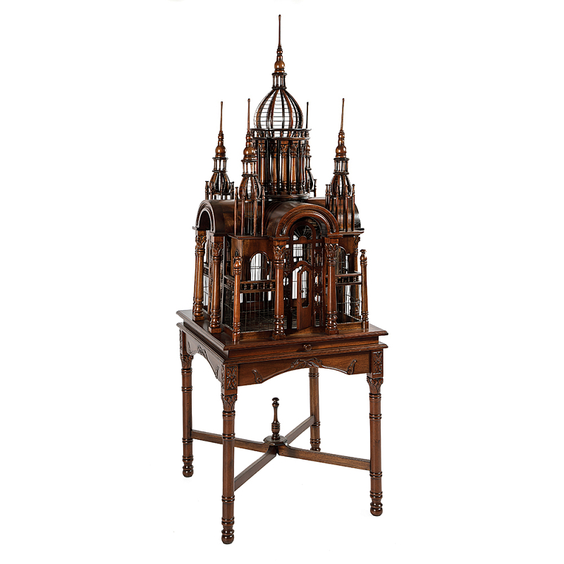 Клетка для птиц Palace for Birds LARGE Орех в Брянске | Loft Concept 