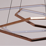 Люстра с 3-мя подвесами в виде шестиугольников Hexagon Horizontal варинант исполнения - 4 | Loft Concept в Брянске