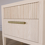 Прикроватная Тумбочка Primo с двумя ящиками Светлый дуб варинант исполнения - 4 | Loft Concept в Брянске