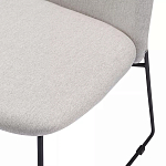 Стул мягкий светло-серый Chair Gray Runners варинант исполнения - 7 | Loft Concept в Брянске