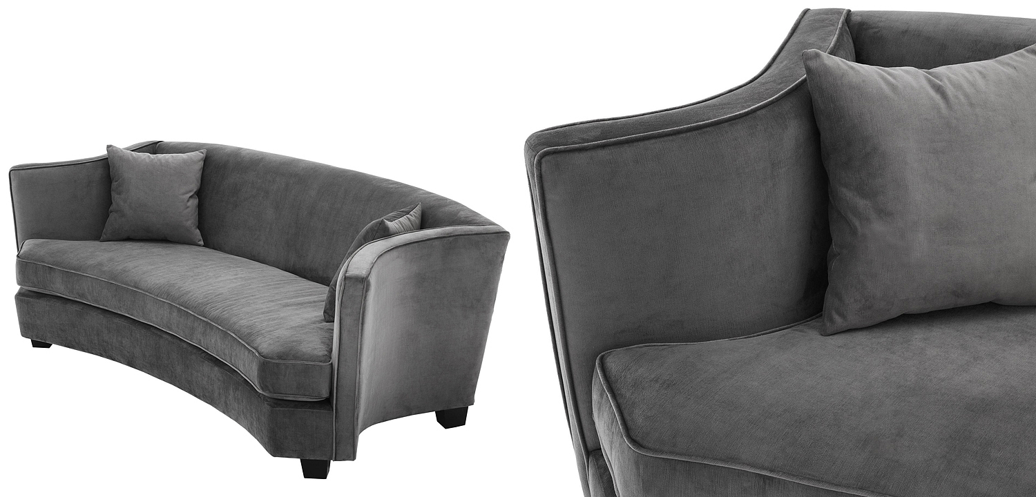 Диван Eichholtz Sofa Jiulietta Grey 3 Диван Eichholtz Sofa Jiulietta Grey 3 - Loft-Concept в Брянске