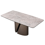 Стол обеденный керамический серый Servorios варинант исполнения - 3 | Loft Concept в Брянске