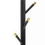 Напольная вешалка чёрная с золотистыми элементами Branches Hangers варинант исполнения - 1 | Loft Concept в Брянске