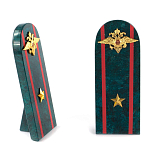 Сувенир Погон МВД из натурального камня змеевик Souvenir Epaulets варинант исполнения - 5 | Loft Concept в Брянске