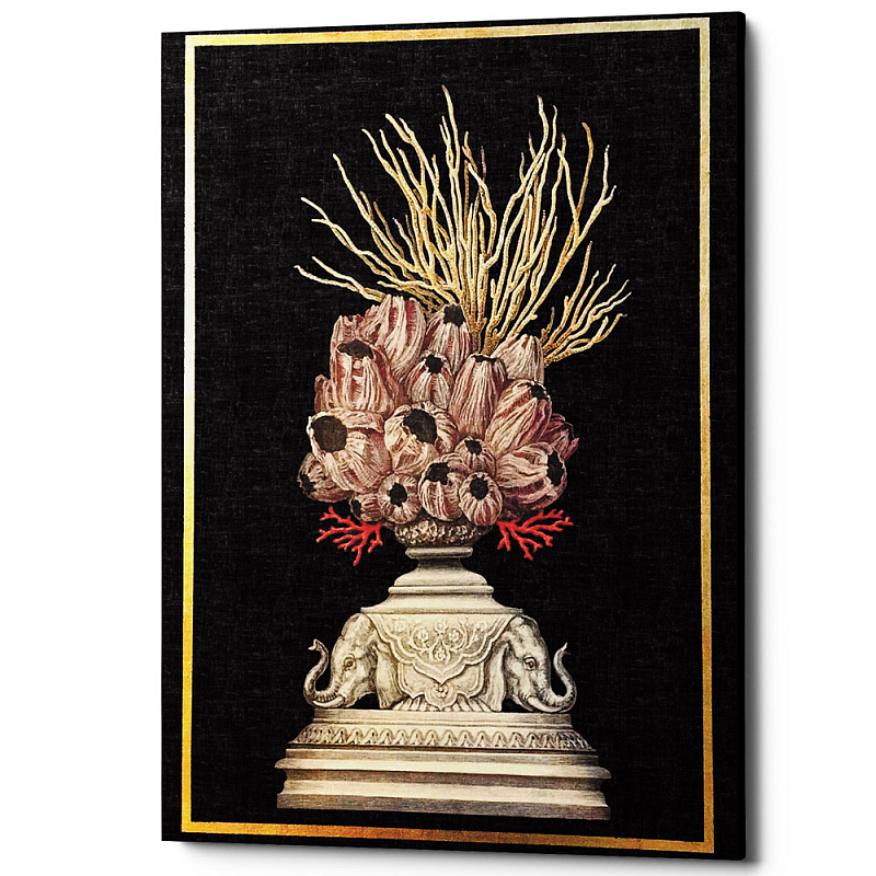 Постер Sea Vase Poster 1 Черный Бежевый Постер Sea Vase Poster 1 Черный Бежевый в Брянске | Loft Concept