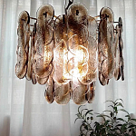 Люстра из круглых стеклянных элементов Vienna варинант исполнения - 6 | Loft Concept в Брянске