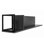 Полка навесная открытая цвета графит Strict Lines  варинант исполнения - 6 | Loft Concept в Брянске