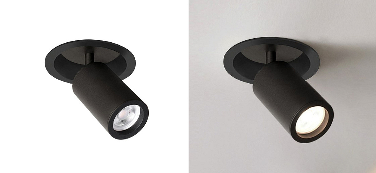 Встраиваемый поворотный спот Modern Spot Black Встраиваемый поворотный спот Modern Spot Black - Loft-Concept в Брянске