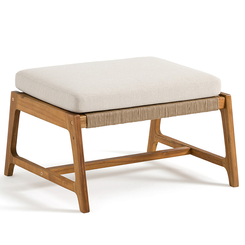 Оттоманка садовая из акации Comfortable Оттоманка садовая из акации Comfortable в Брянске | Loft Concept
