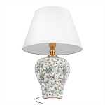 Настольная лампа с цветочной росписью Lamp Flower Painting варинант исполнения - 3 | Loft Concept в Брянске