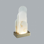 Настольная лампа с белыми вертикальными элементами Alabaster Totem   варинант исполнения - 6 | Loft Concept в Брянске