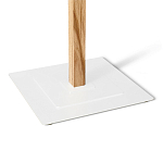 Вешалка с квадратным основанием и 4-мя белыми металлическими крючками Industrial Metal Rust варинант исполнения - 3 | Loft Concept в Брянске