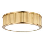 Потолочный светильник с гофрированным абажуром цвета латунь Millennium варинант исполнения - 2 | Loft Concept в Брянске