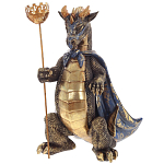 Подсвечник в виде дракона Dragon candlestick Gold Blue варинант исполнения - 2 | Loft Concept в Брянске