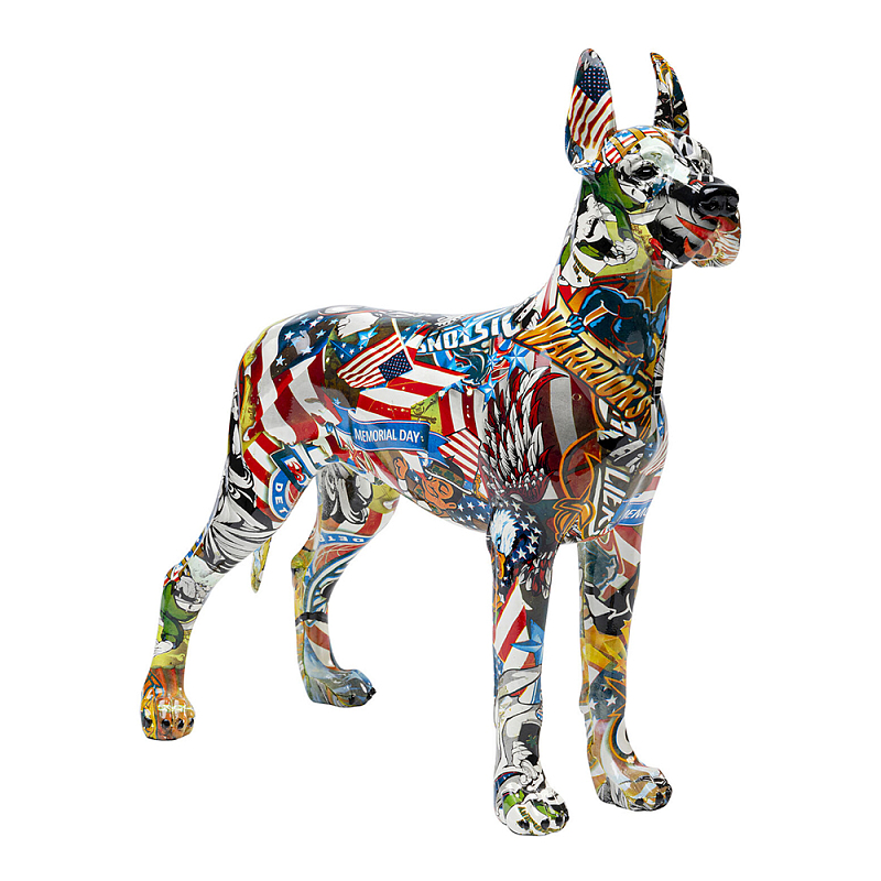 Статуэтка Graffiti Great Dane Поп-Арт Мульти в Брянске | Loft Concept 