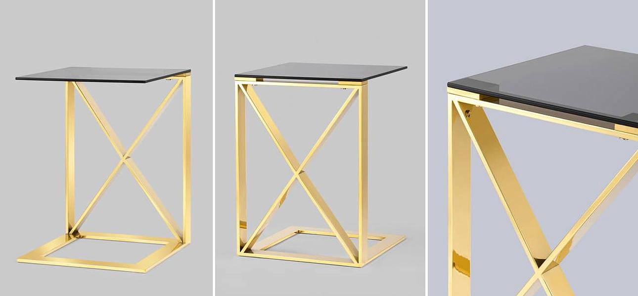 Стол приставной Lanzheron Collection Gold Стол приставной Lanzheron Collection Gold - Loft-Concept в Брянске
